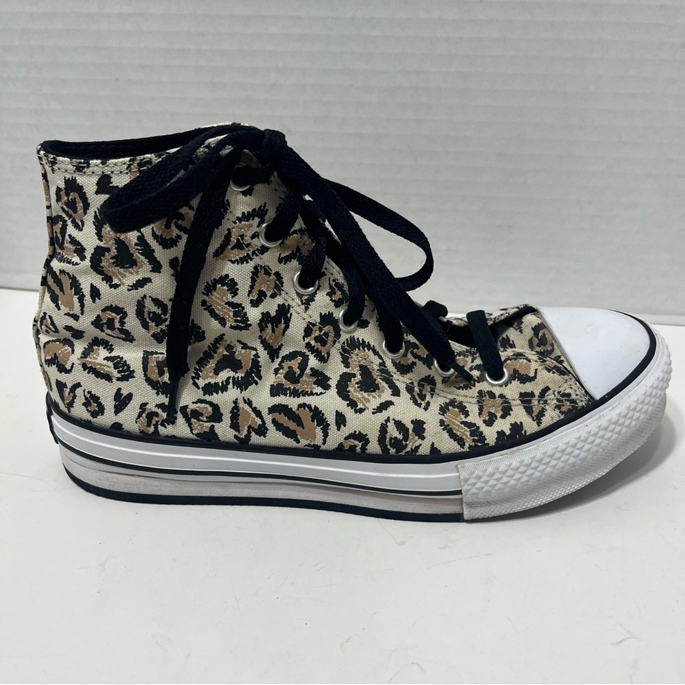 Converse Chuck Taylor All Star Lift High-Top platform sneakers animal print - Picture 8 of 15